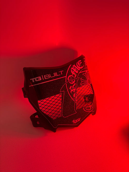 Chrome hearts vented plate