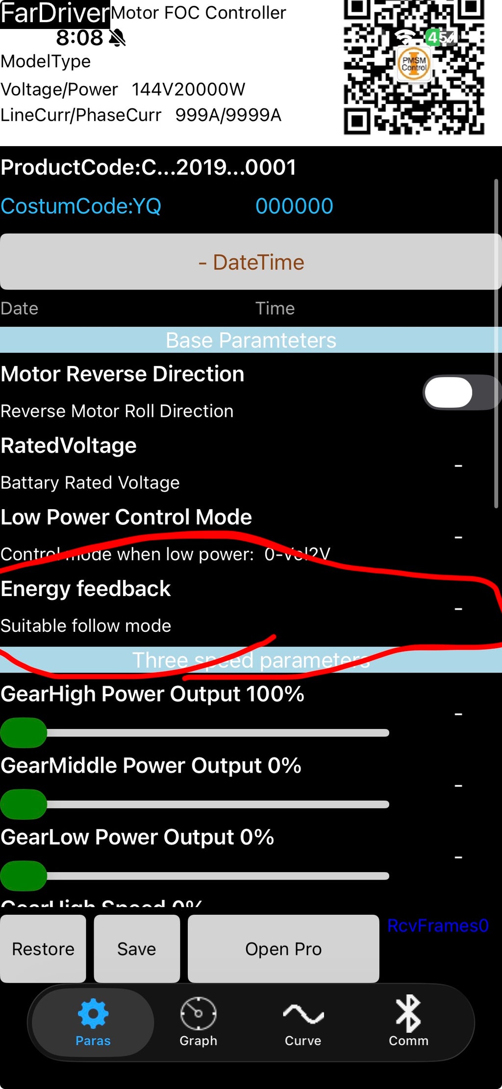 YOZMA plug and play regen button